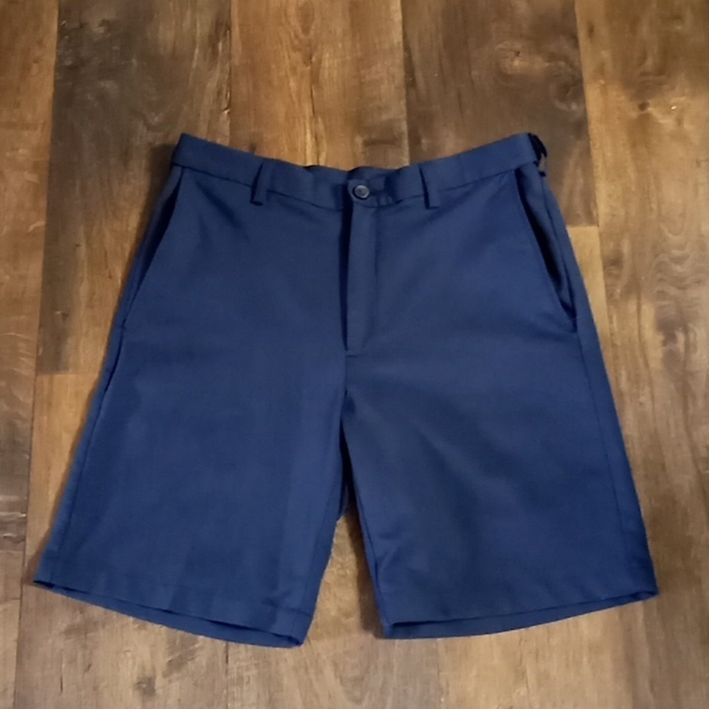Cool 18 pro stretch waist blue golf shorts